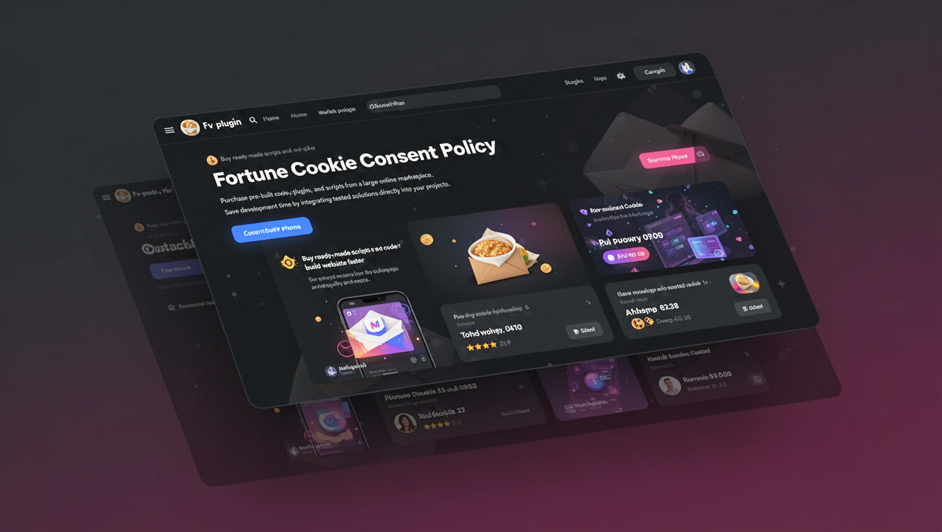 Preview of Fortune Cookie Consent Policy WP Plugin