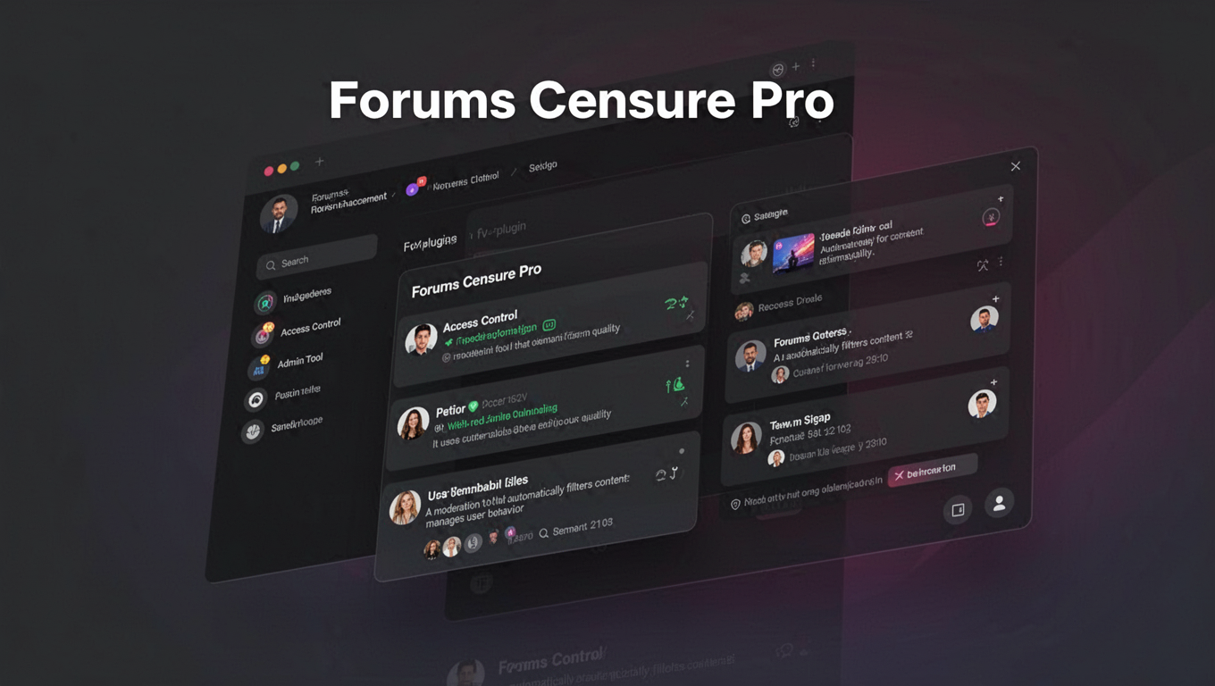Preview of Forums Censure Pro