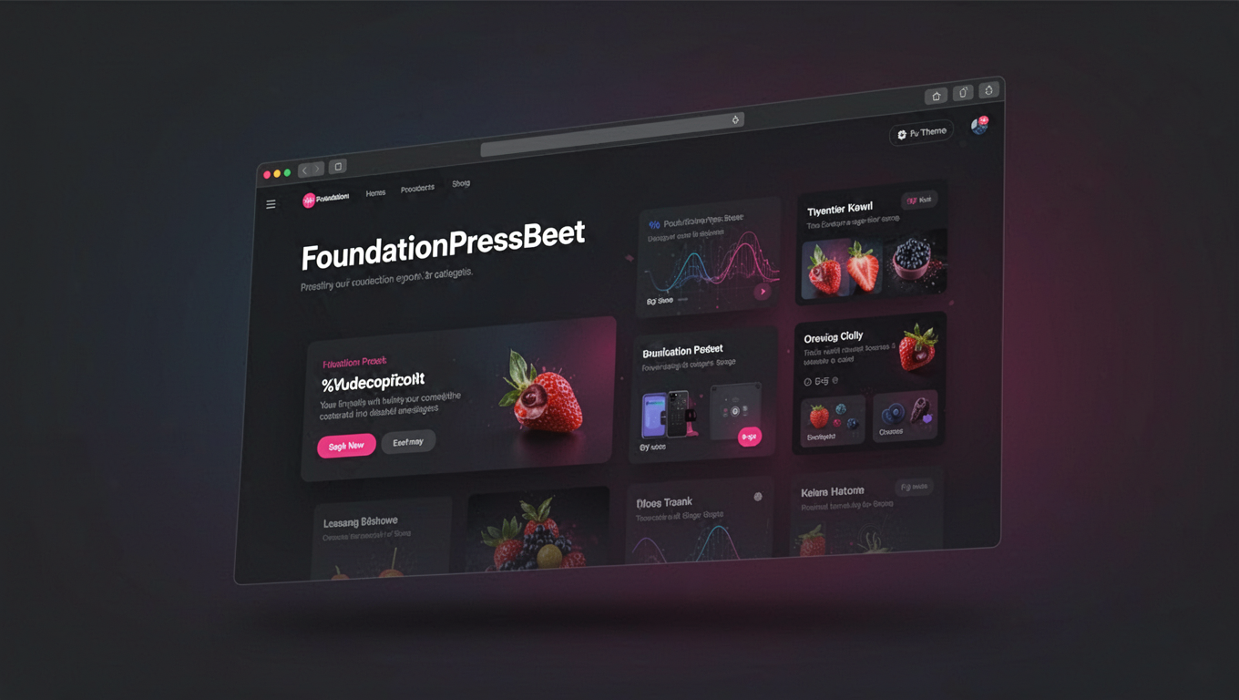 Preview of FoundationPressBeet