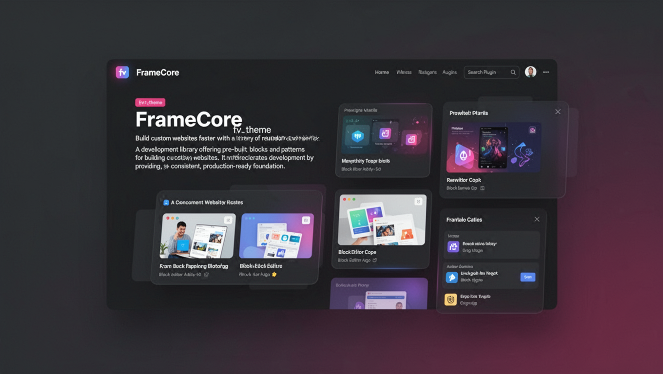 Preview of FrameCore