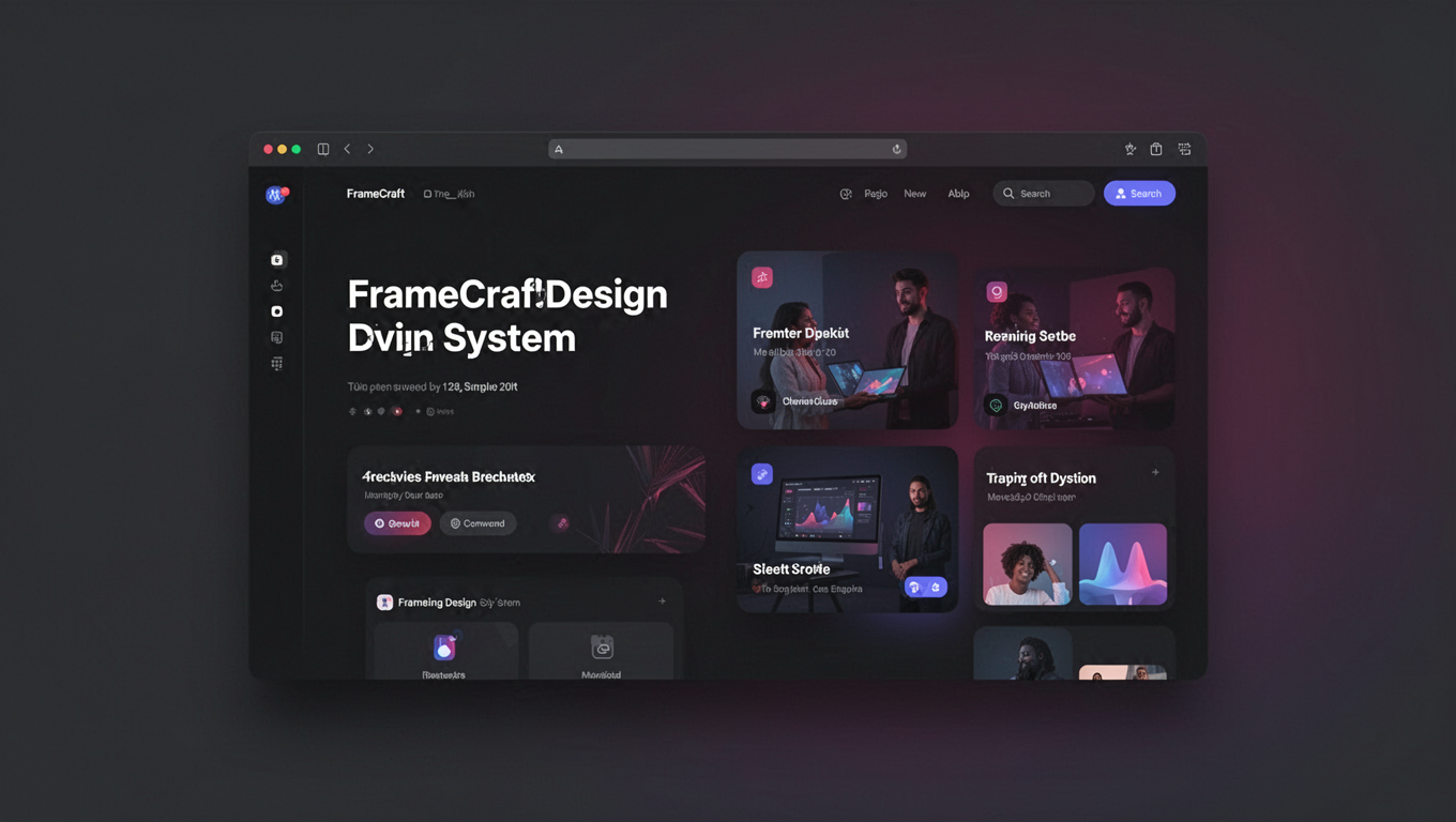 Preview of FrameCraft Design System