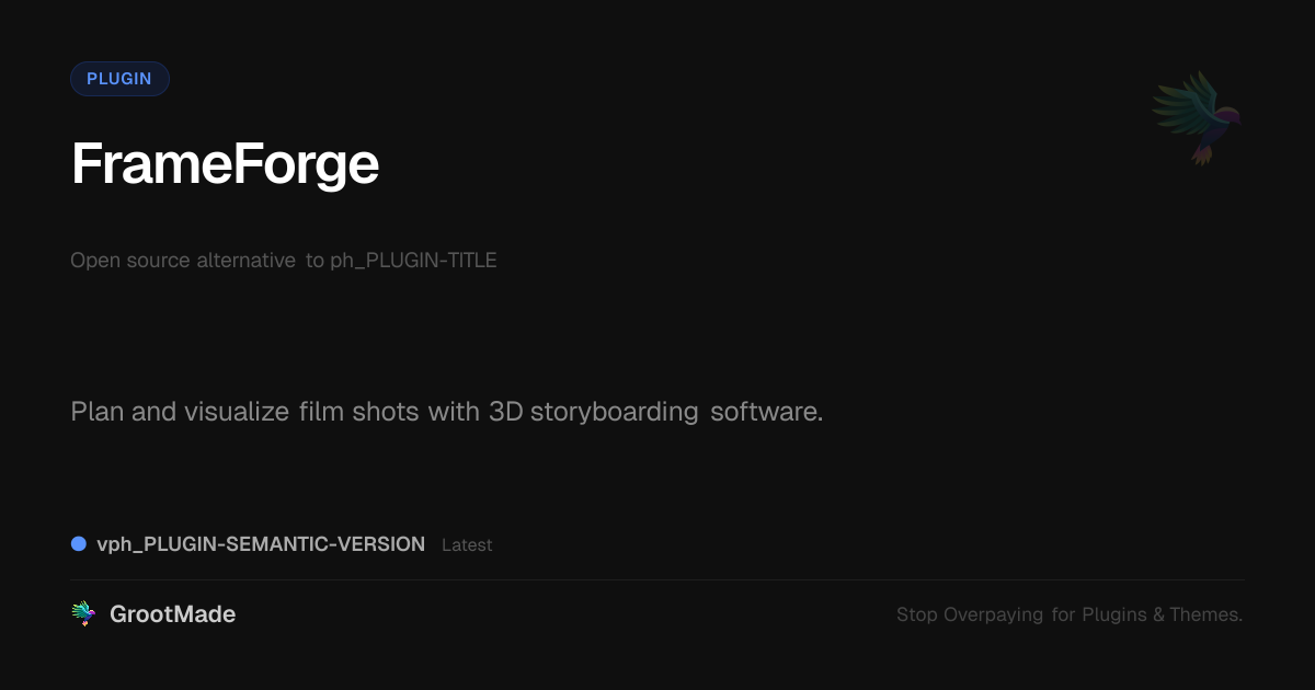 Preview of FrameForge