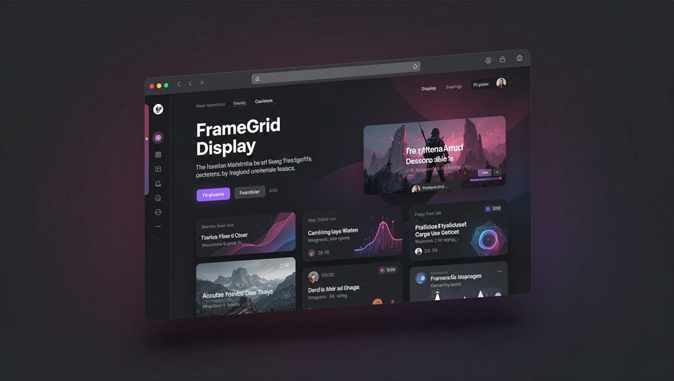 Preview of FrameGrid Display