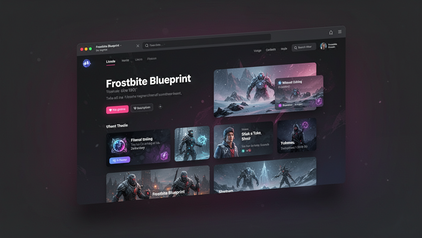 Preview of Frostbite Blueprint