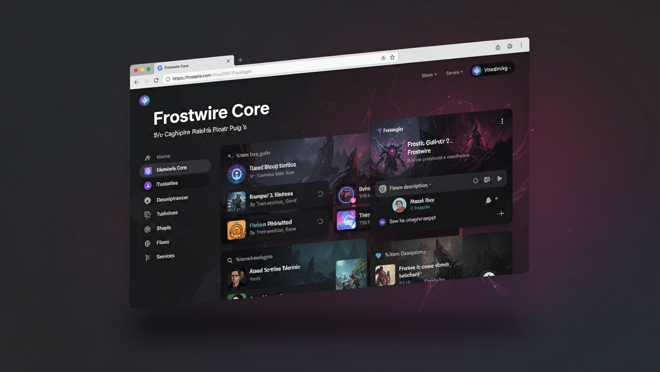 Preview of Frostwire Core