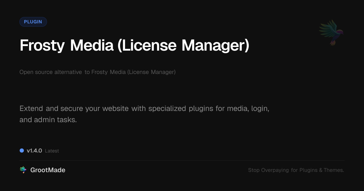 Preview of Frosty Media (License Manager)