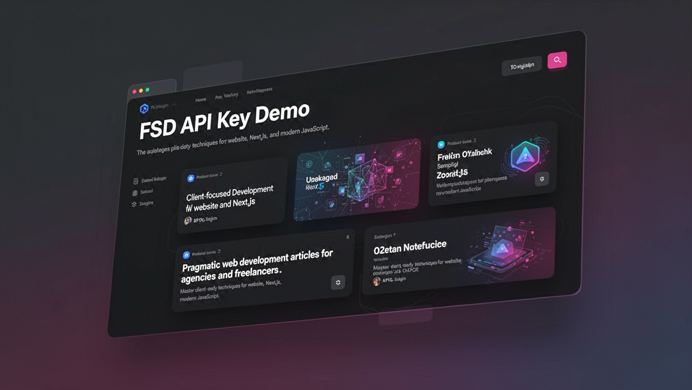 Preview of FSD API Key Demo