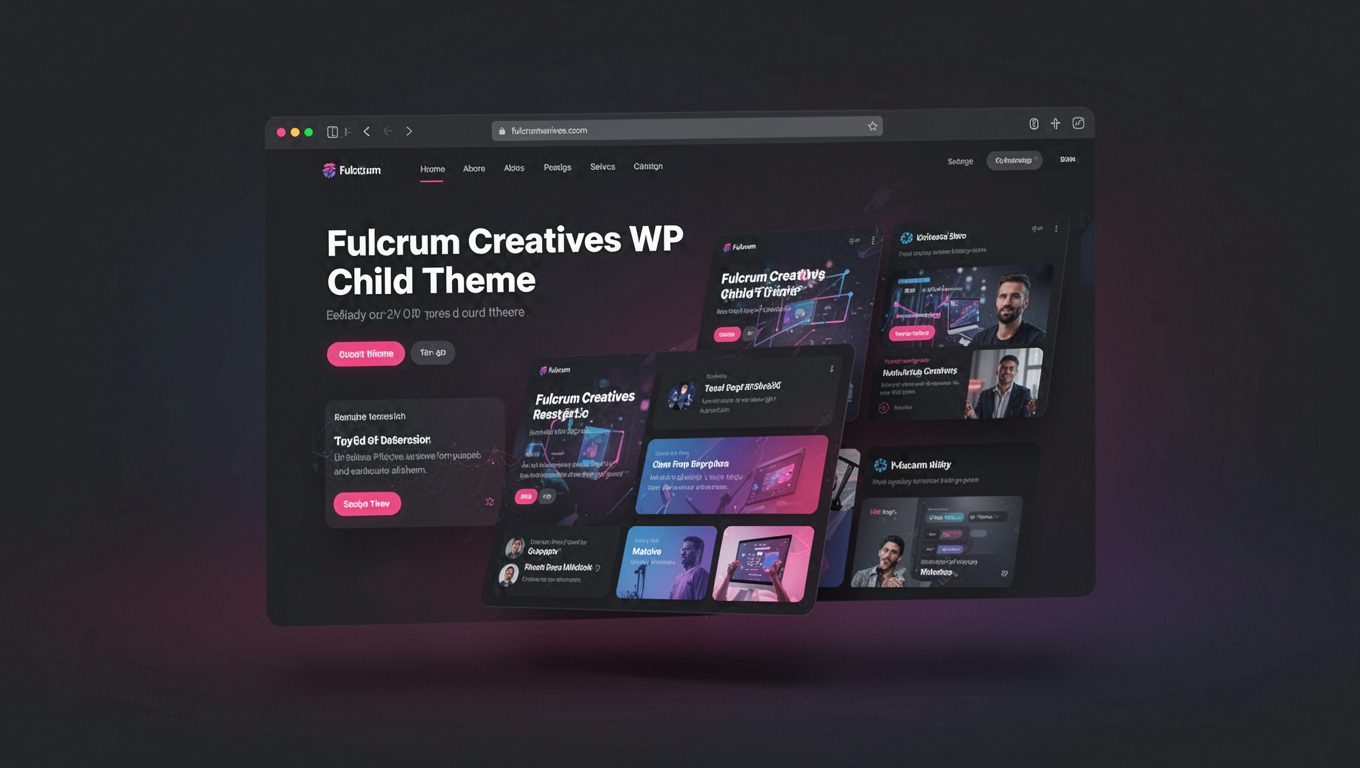 Preview of Fulcrum Creatives WP Child Theme