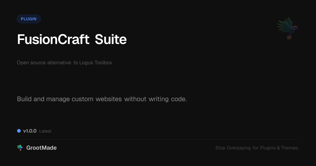 Preview of FusionCraft Suite