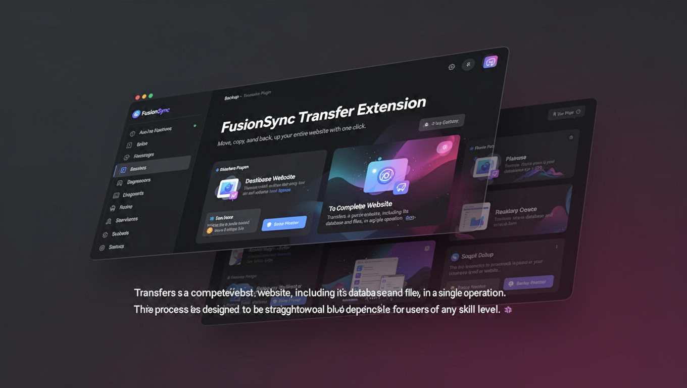 Preview of FusionSync Transfer Extension