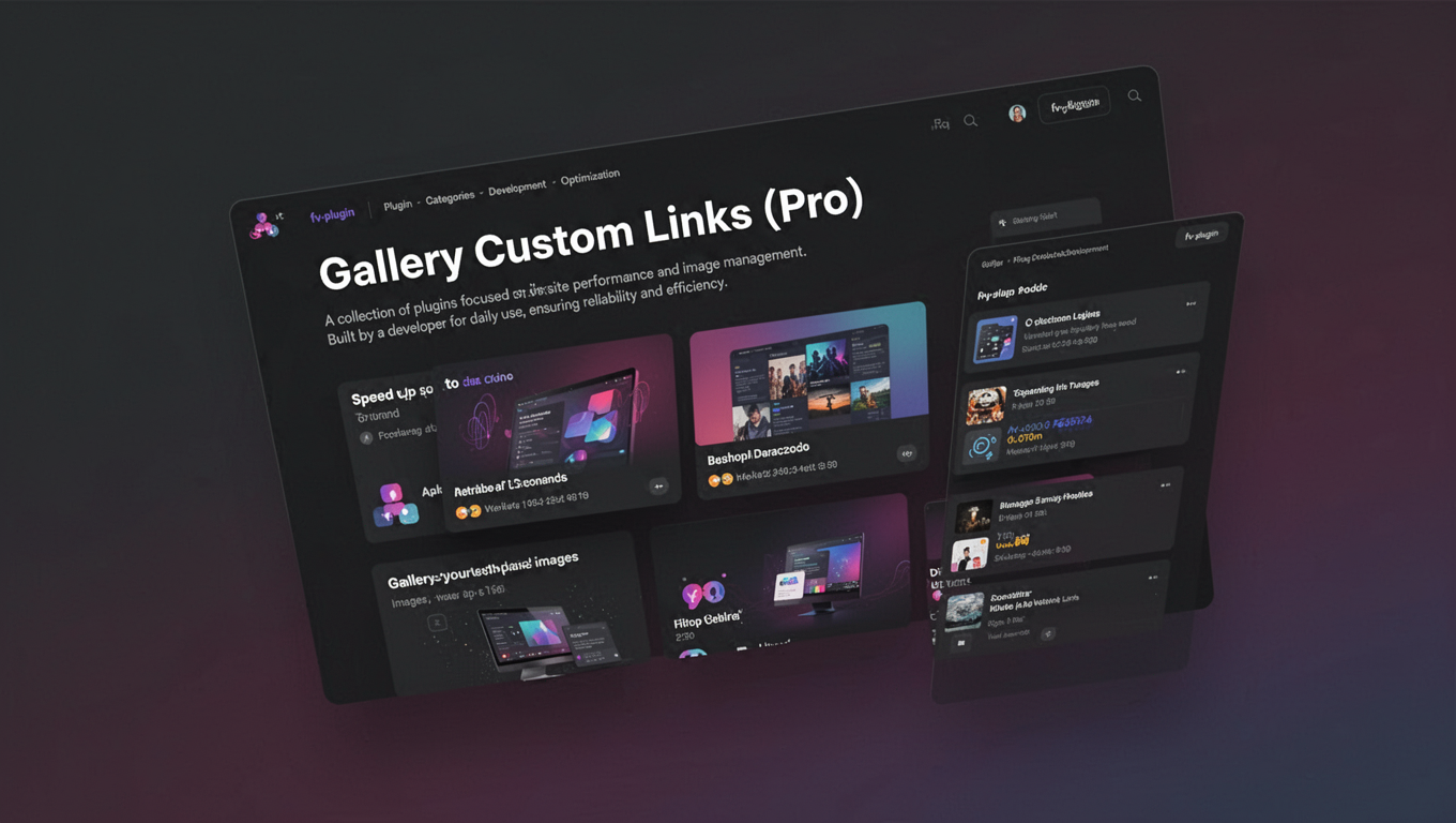 Preview of Gallery Custom Links (Pro)