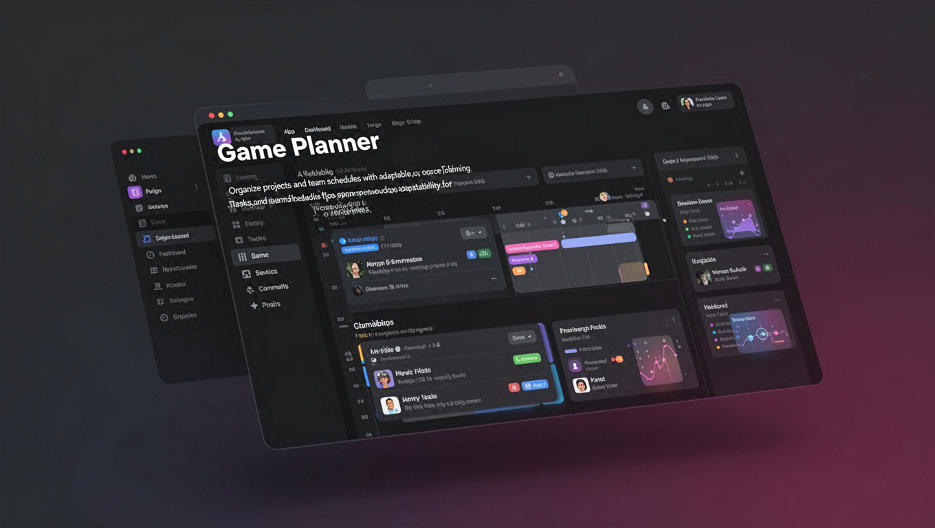 Preview of Game Planner