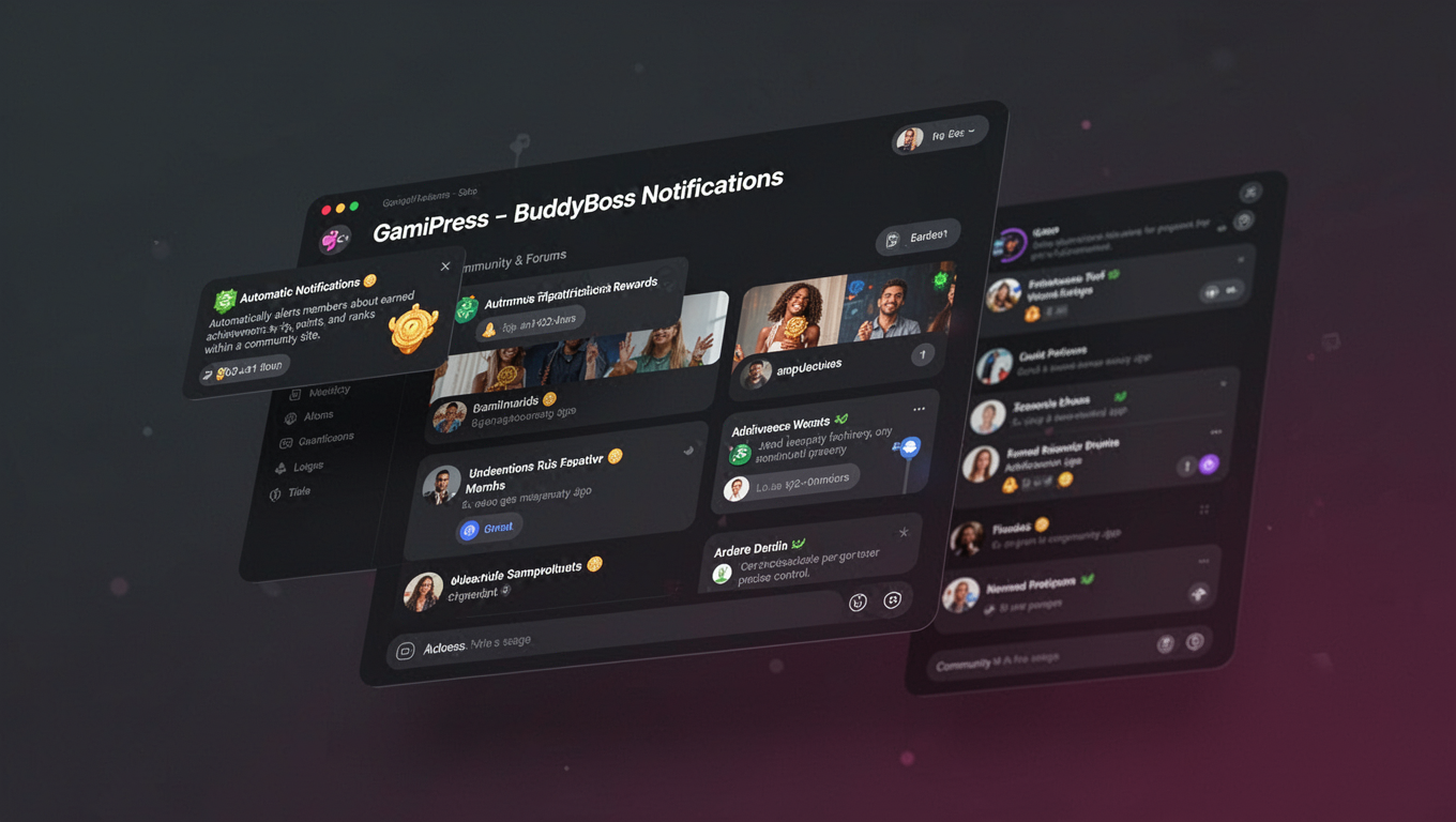 Preview of GamiPress - BuddyBoss Notifications