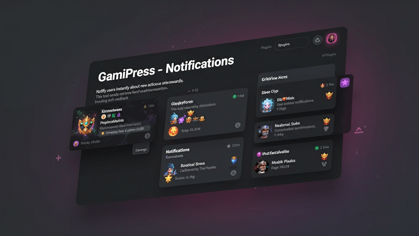 Preview of GamiPress - Notifications