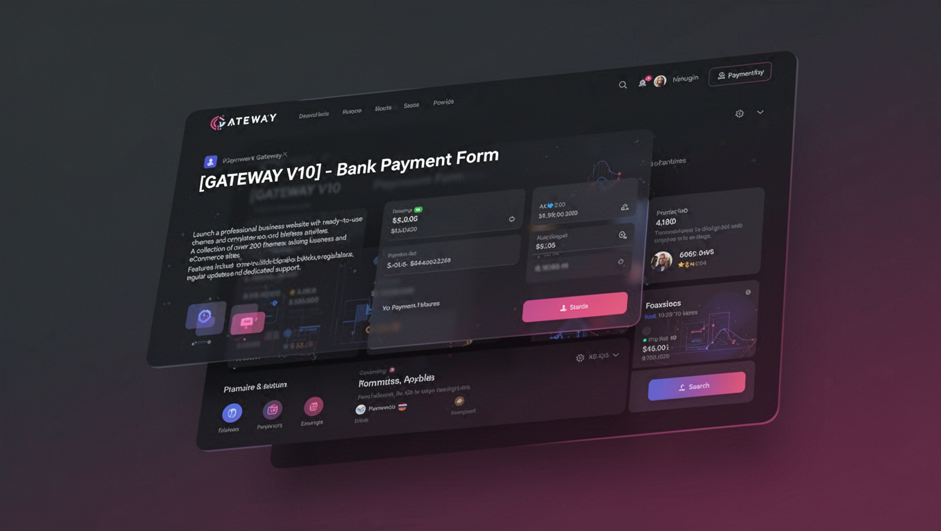 Preview of [GATEWAY V10] - Bank Payment Form