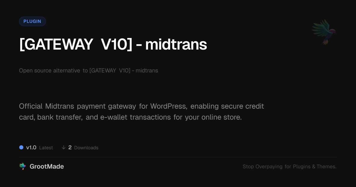Preview of [GATEWAY V10] - midtrans