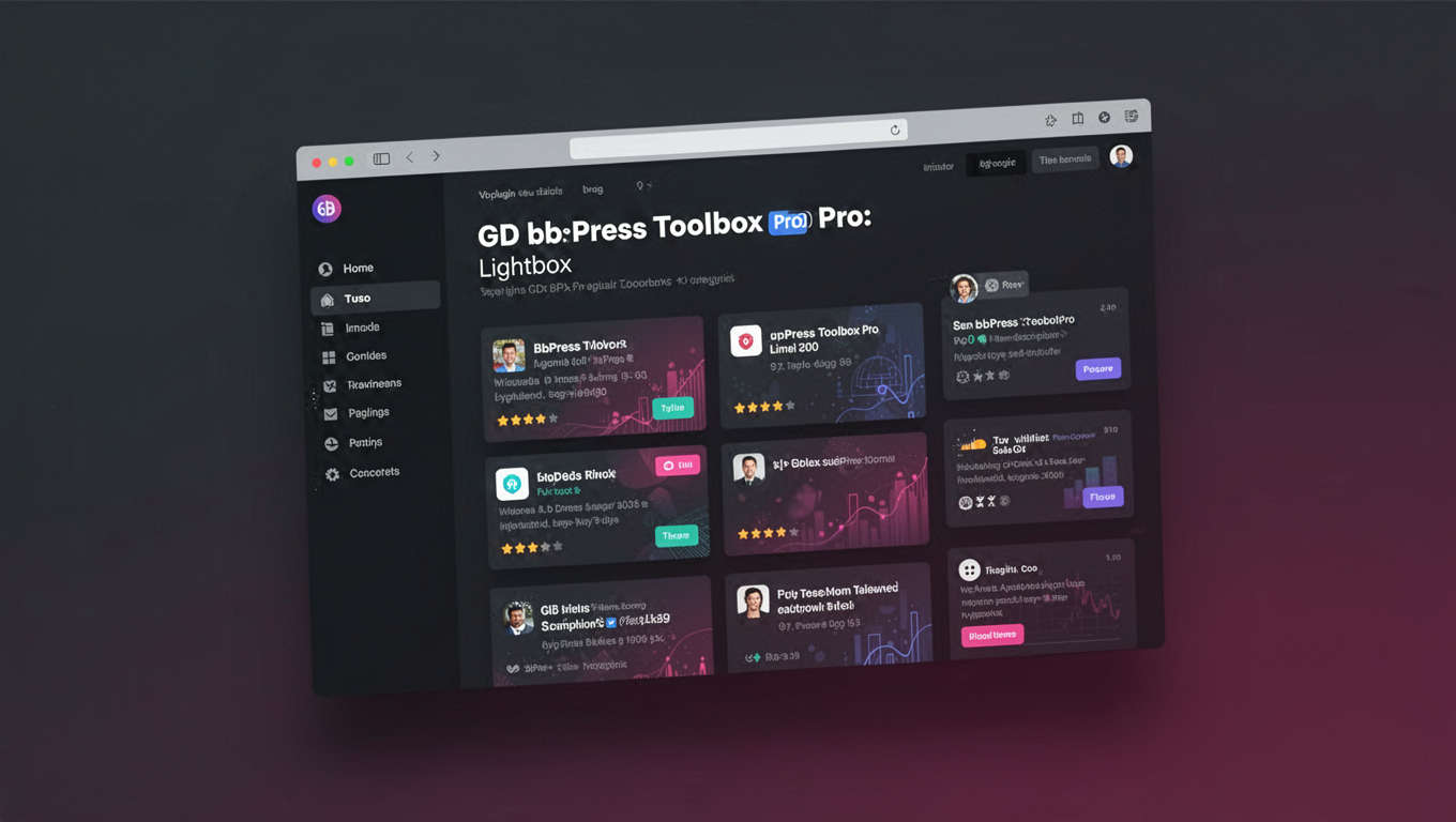 Preview of GD bbPress Toolbox Pro: Lightbox