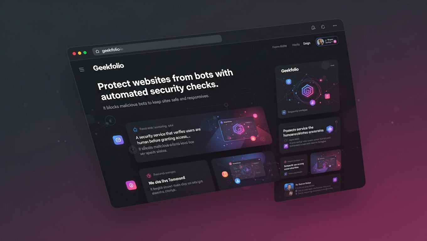 Preview of Geekfolio