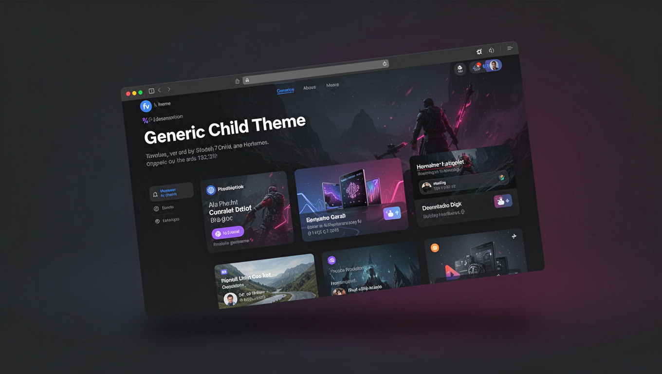 Preview of Generic Child Theme