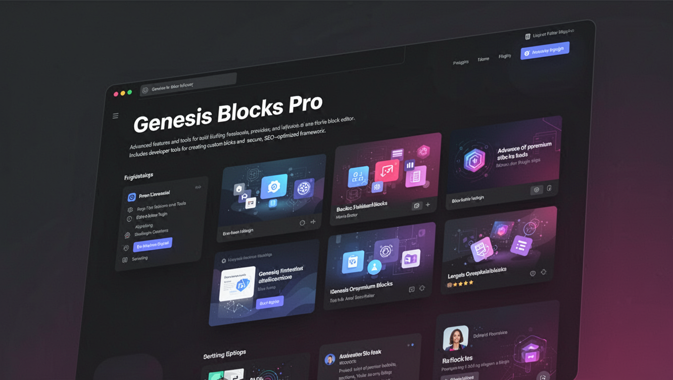 Preview of Genesis Blocks Pro