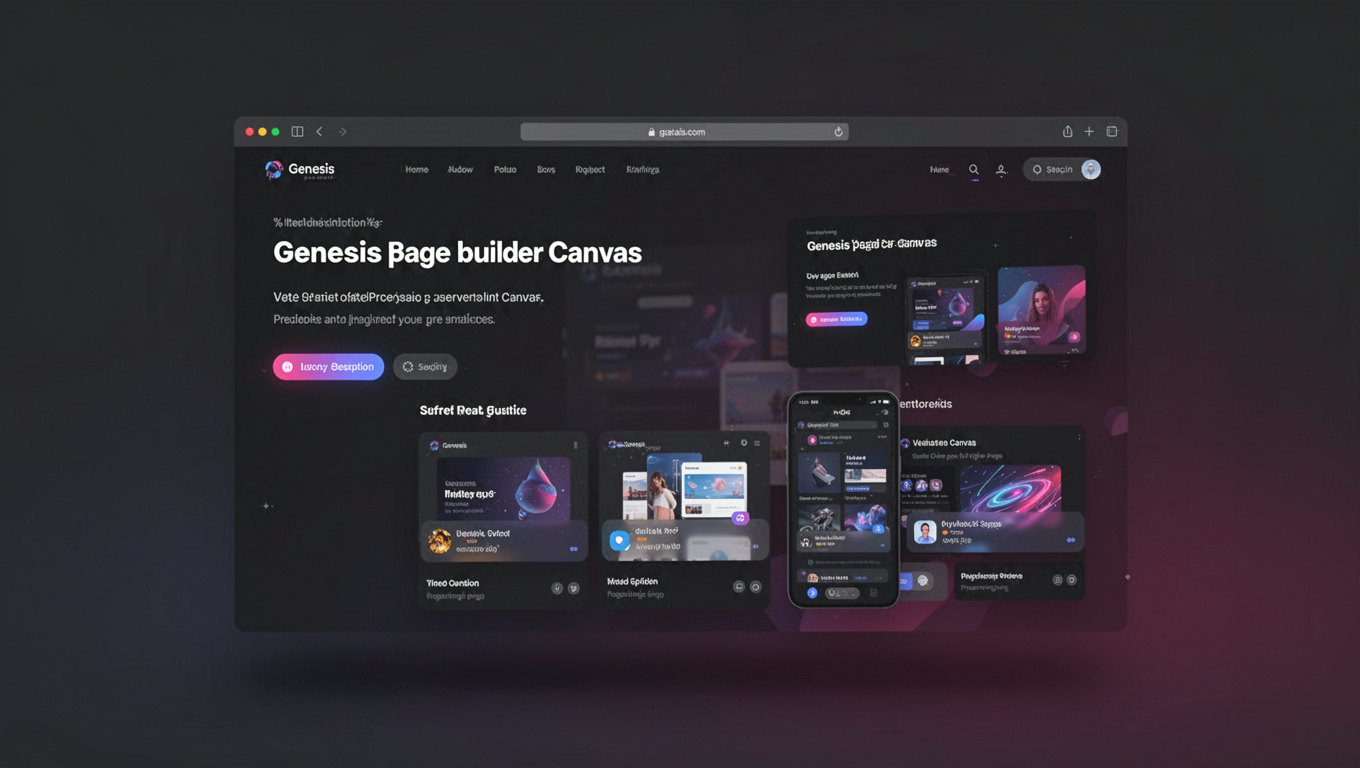 Preview of Genesis Elementor Canvas