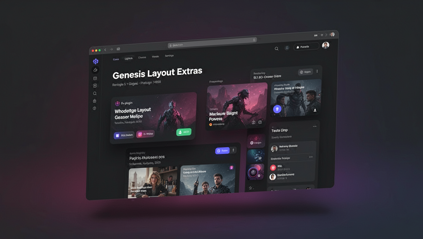 Preview of Genesis Layout Extras