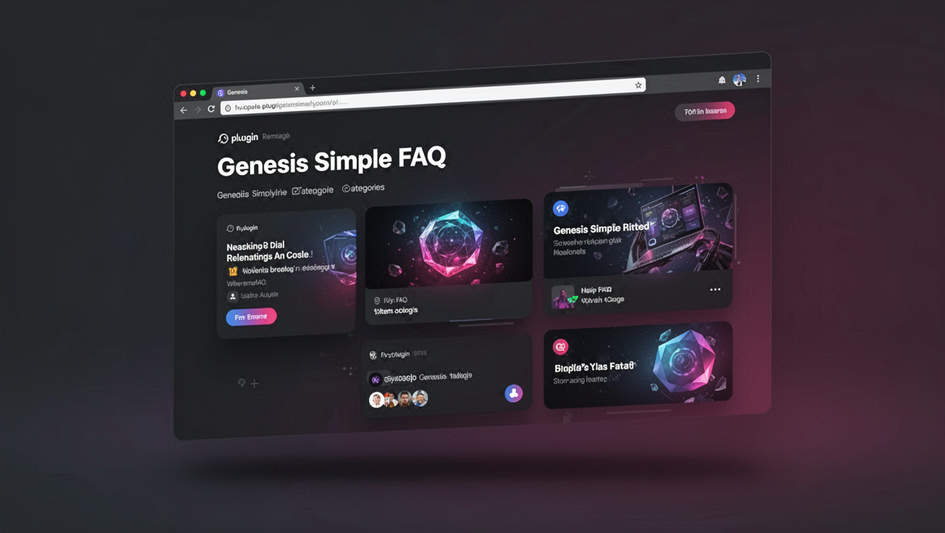 Preview of Genesis Simple FAQ