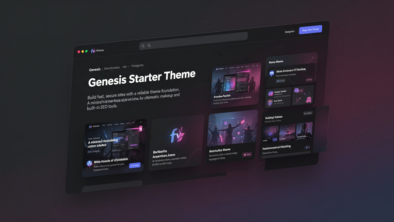 Preview of Genesis Starter Theme