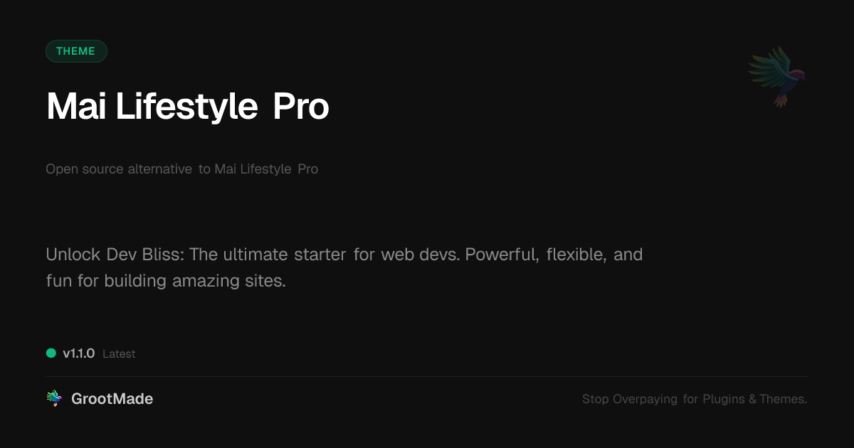 Preview of Mai Lifestyle Pro