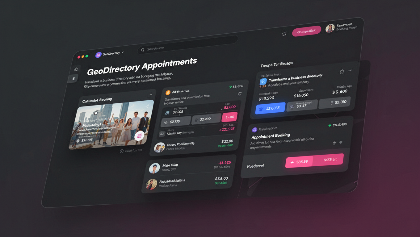 Preview of GeoDirectory Appointments