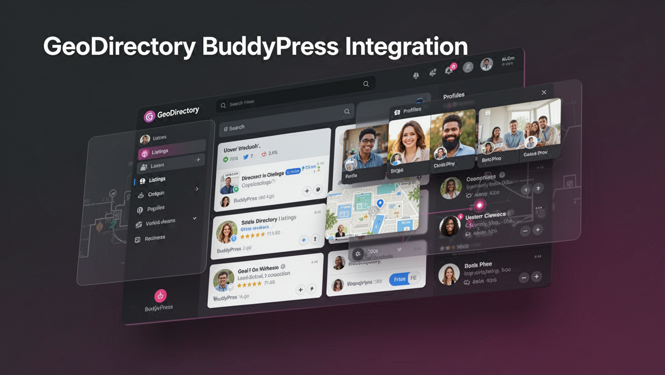 Preview of GeoDirectory BuddyPress Integration