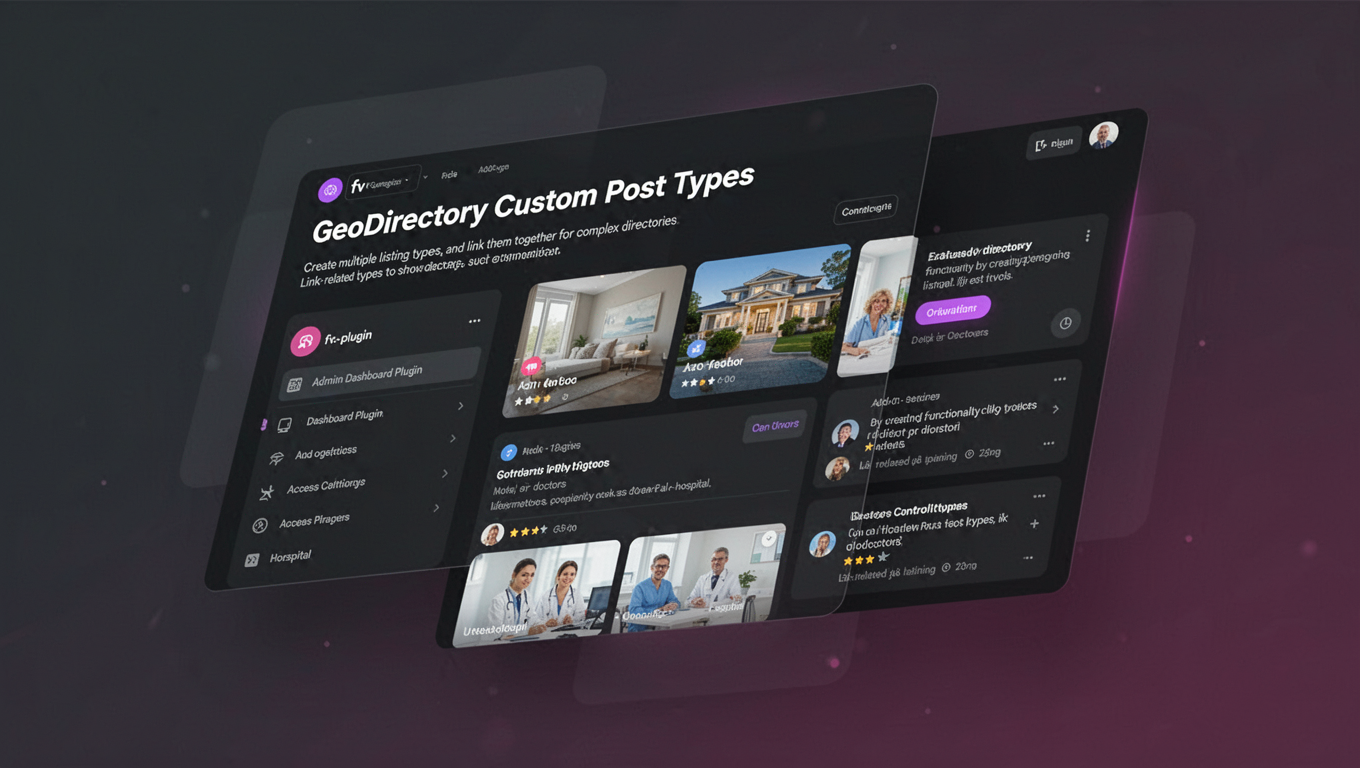Preview of GeoDirectory Custom Post Types
