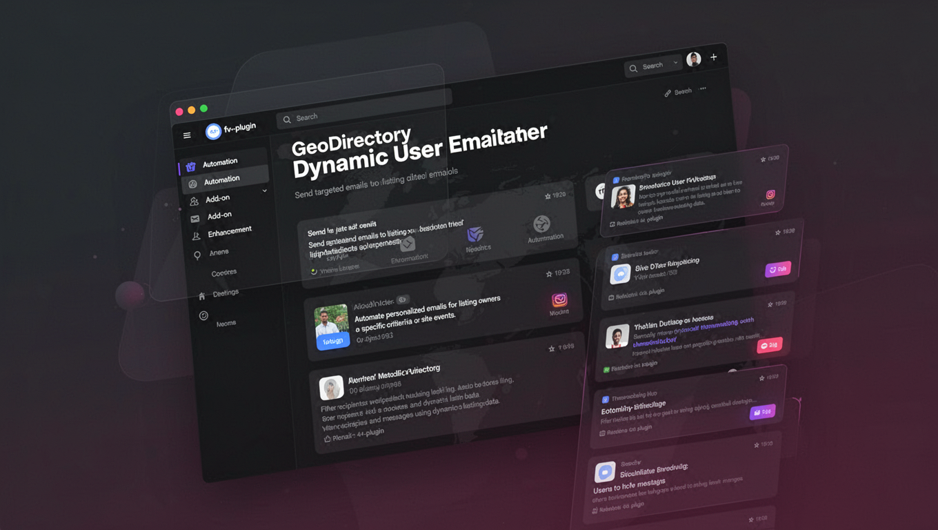 Preview of GeoDirectory Dynamic User Emails