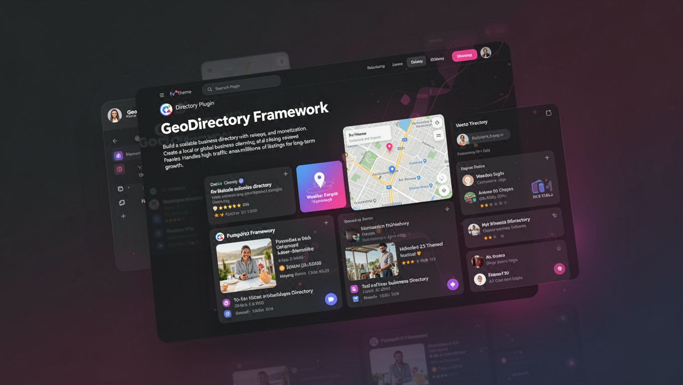 Preview of GeoDirectory Framework