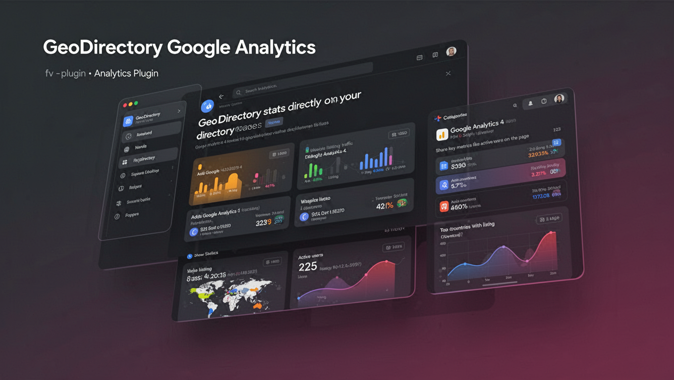 Preview of GeoDirectory Google Analytics