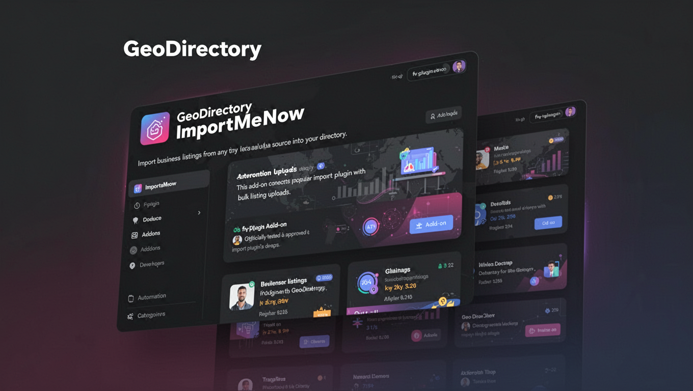 Preview of GeoDirectory ImportMeNow