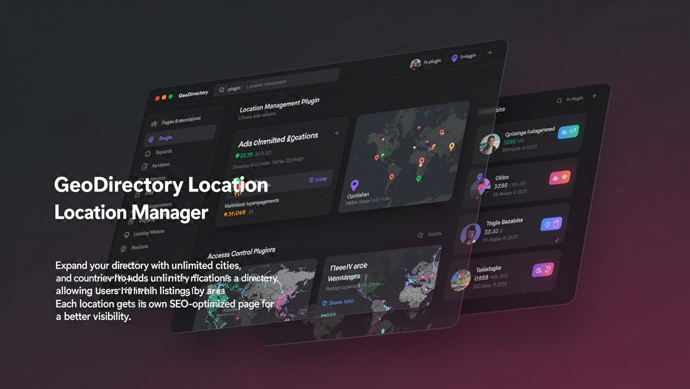 Preview of GeoDirectory Location Manager