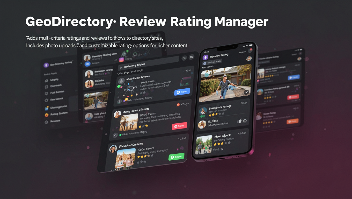 Preview of GeoDirectory Review Rating Manager