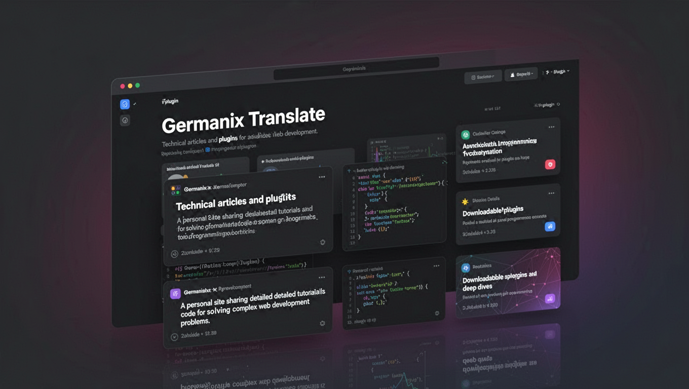 Preview of Germanix Translate