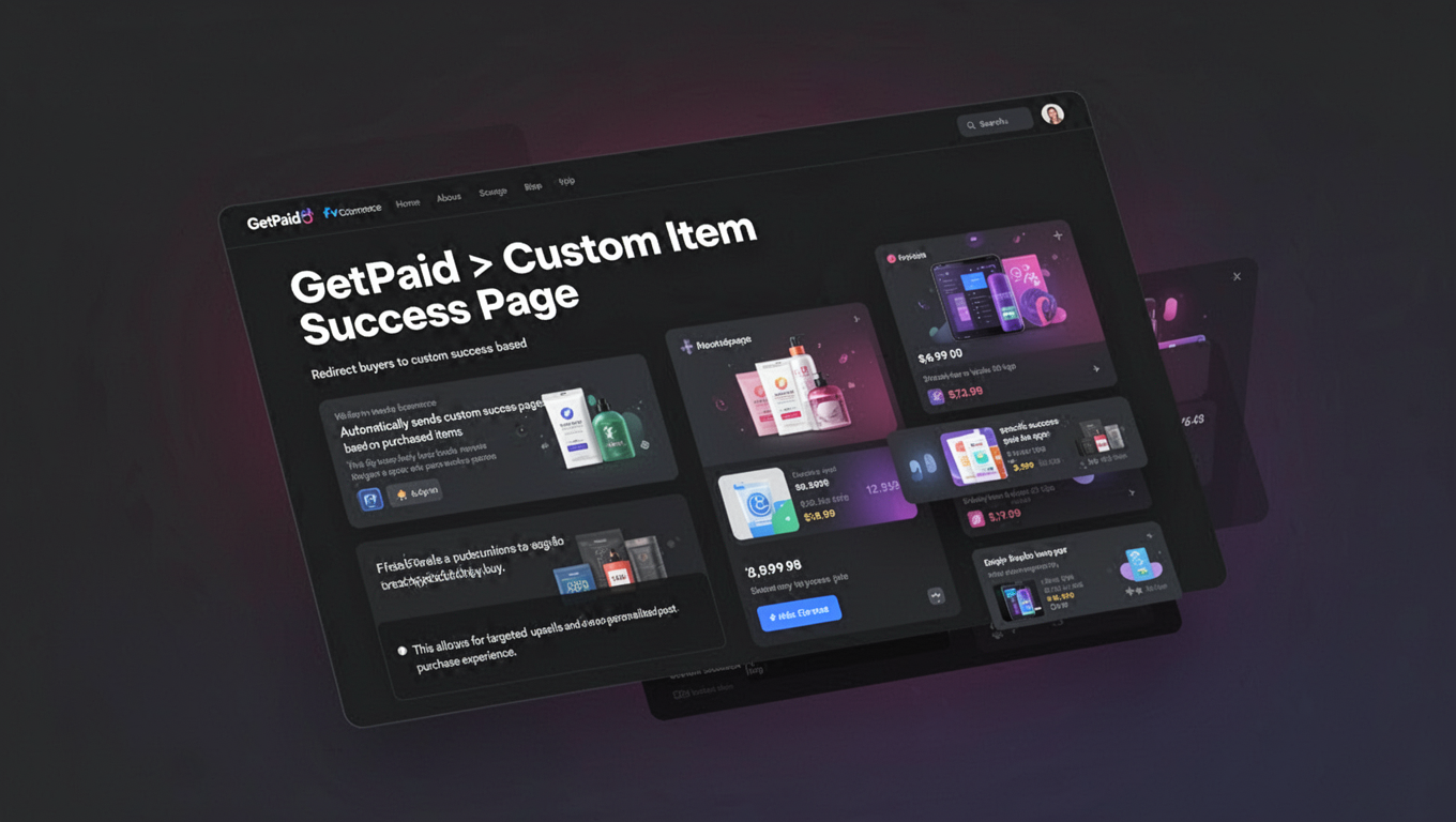 Preview of GetPaid > Custom Item Success Page