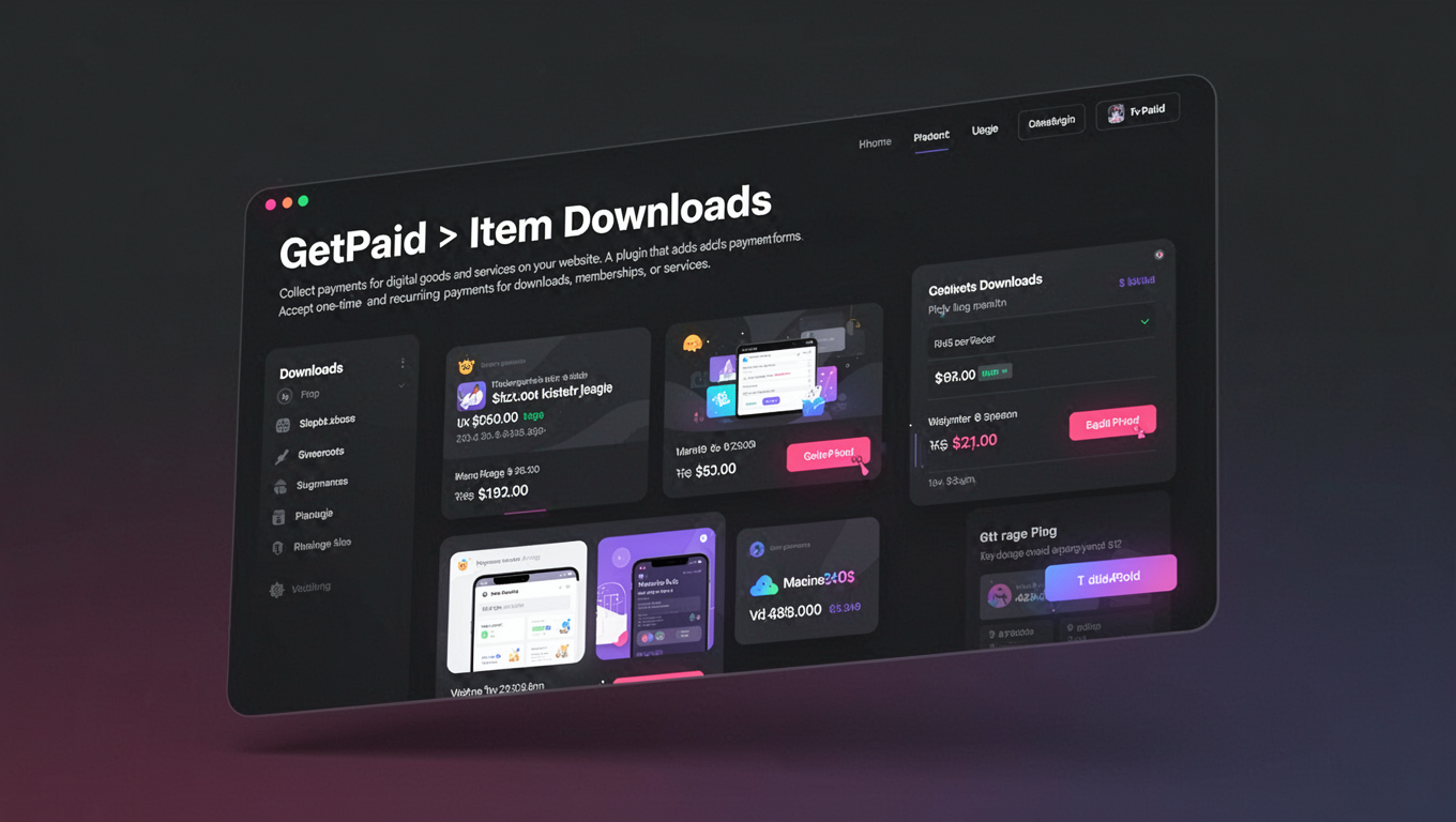 Preview of GetPaid > Item Downloads