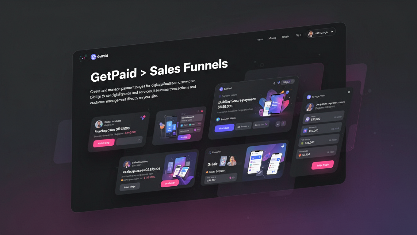 Preview of GetPaid > Sales Funnels