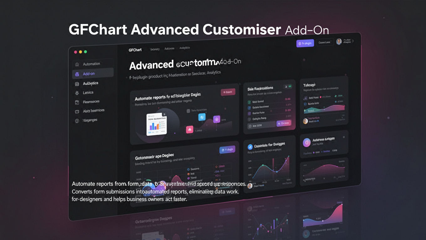 Preview of GFChart Advanced Customiser Add-On