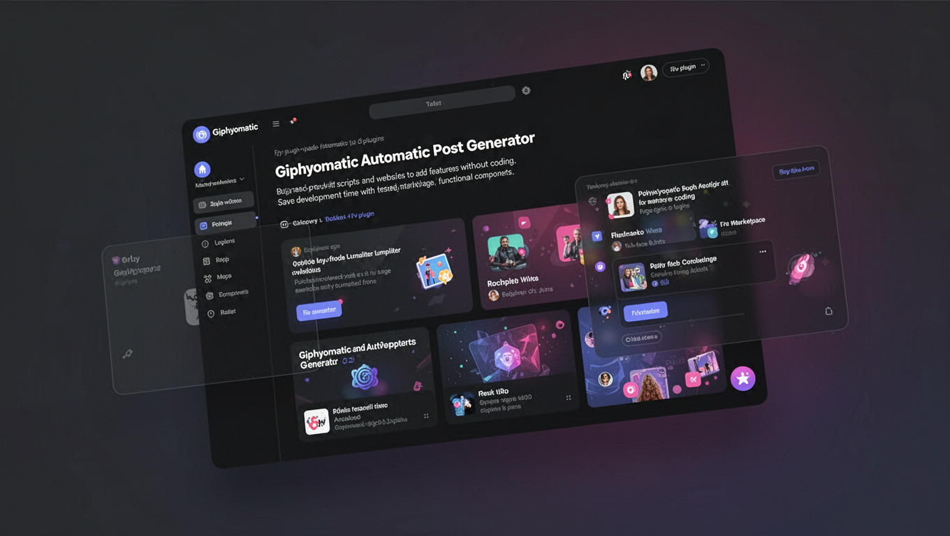 Preview of Giphyomatic Automatic Post Generator