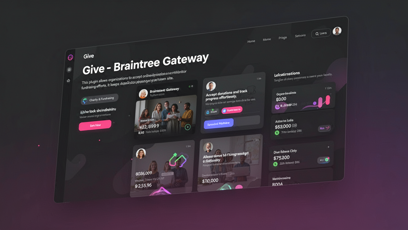 Preview of Give - Braintree Gateway