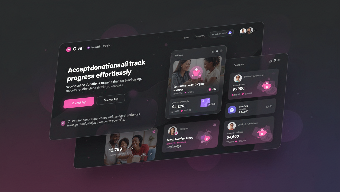 Preview of Give - Donation Plugin