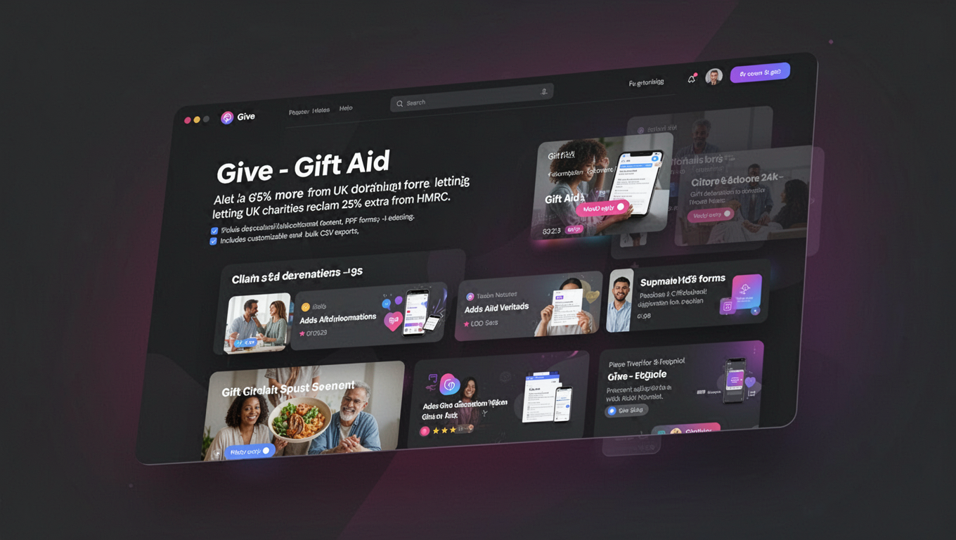 Preview of Give - Gift Aid