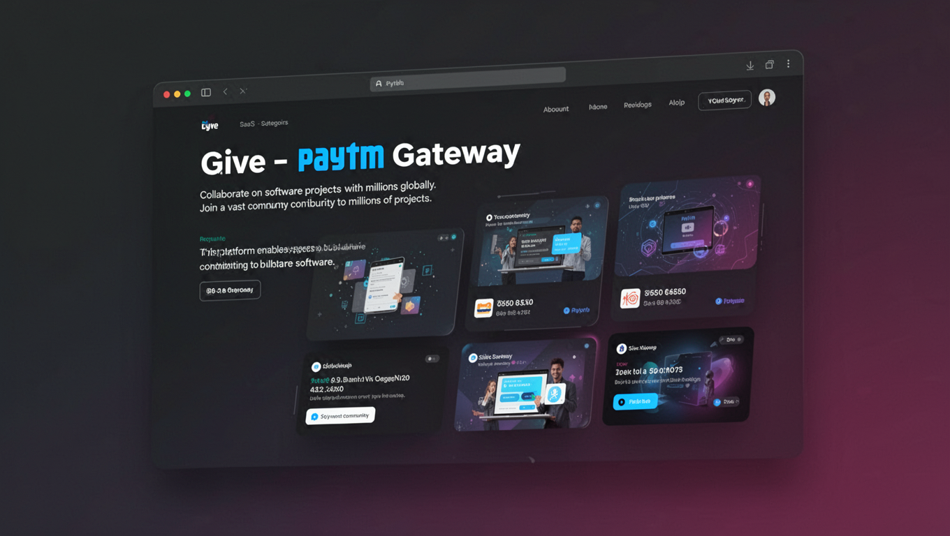 Preview of Give - Paytm Gateway
