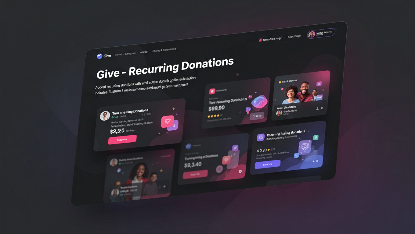 Preview of Give - Recurring Donations