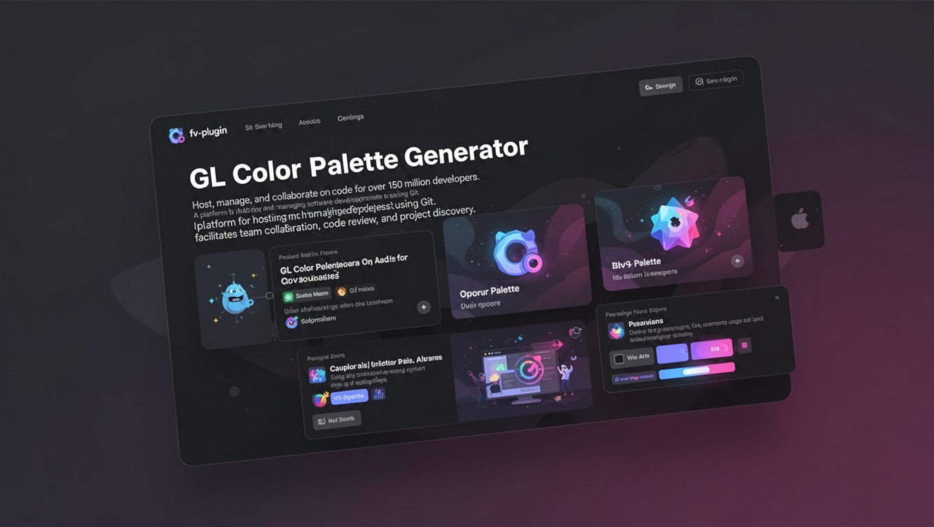 Preview of GL Color Palette Generator